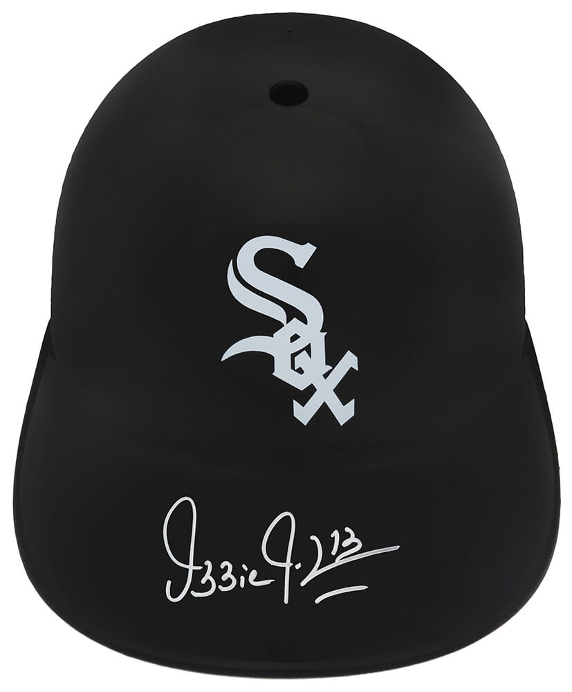 Ozzie Guillen Autographed White Sox Replica Batting Helmet-Powers Sports Memorabilia