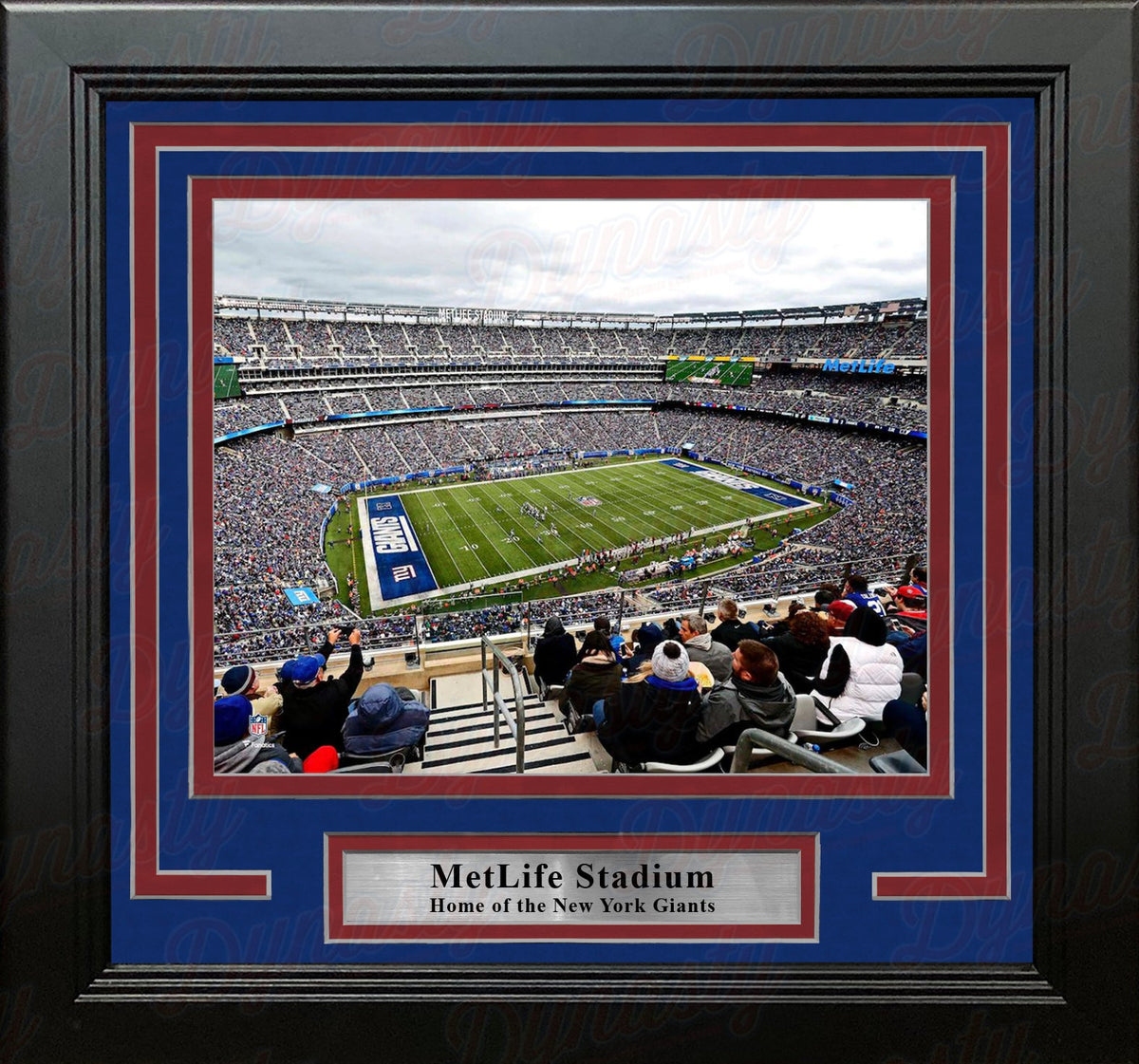 New York Giants MetLife Stadium Aerial View 8" x 10" Framed Football Display Photo-Powers Sports Memorabilia