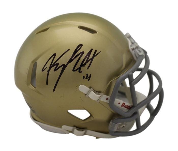 Kyle Hamilton Signed Notre Dame Fighting Irish Mini Helmet – Beckett Authenticated-Powers Sports Memorabilia
