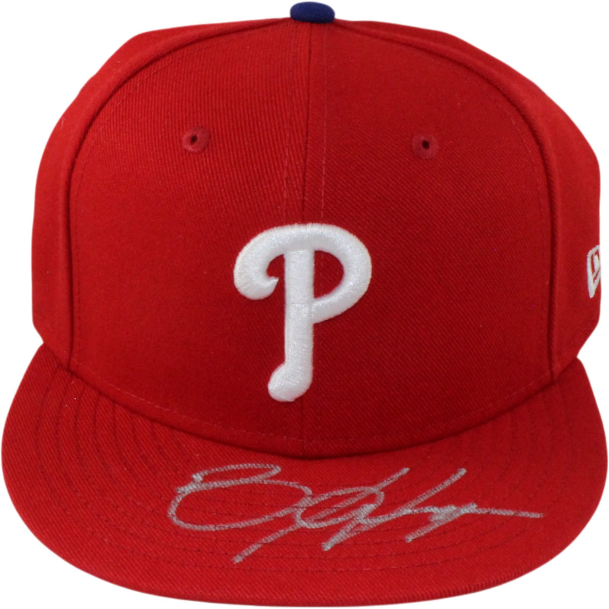 Bryce Haper Philadelphia Phillies Signed Mini Helmet - sz 7 New Era Hat Fanatics-Powers Sports Memorabilia