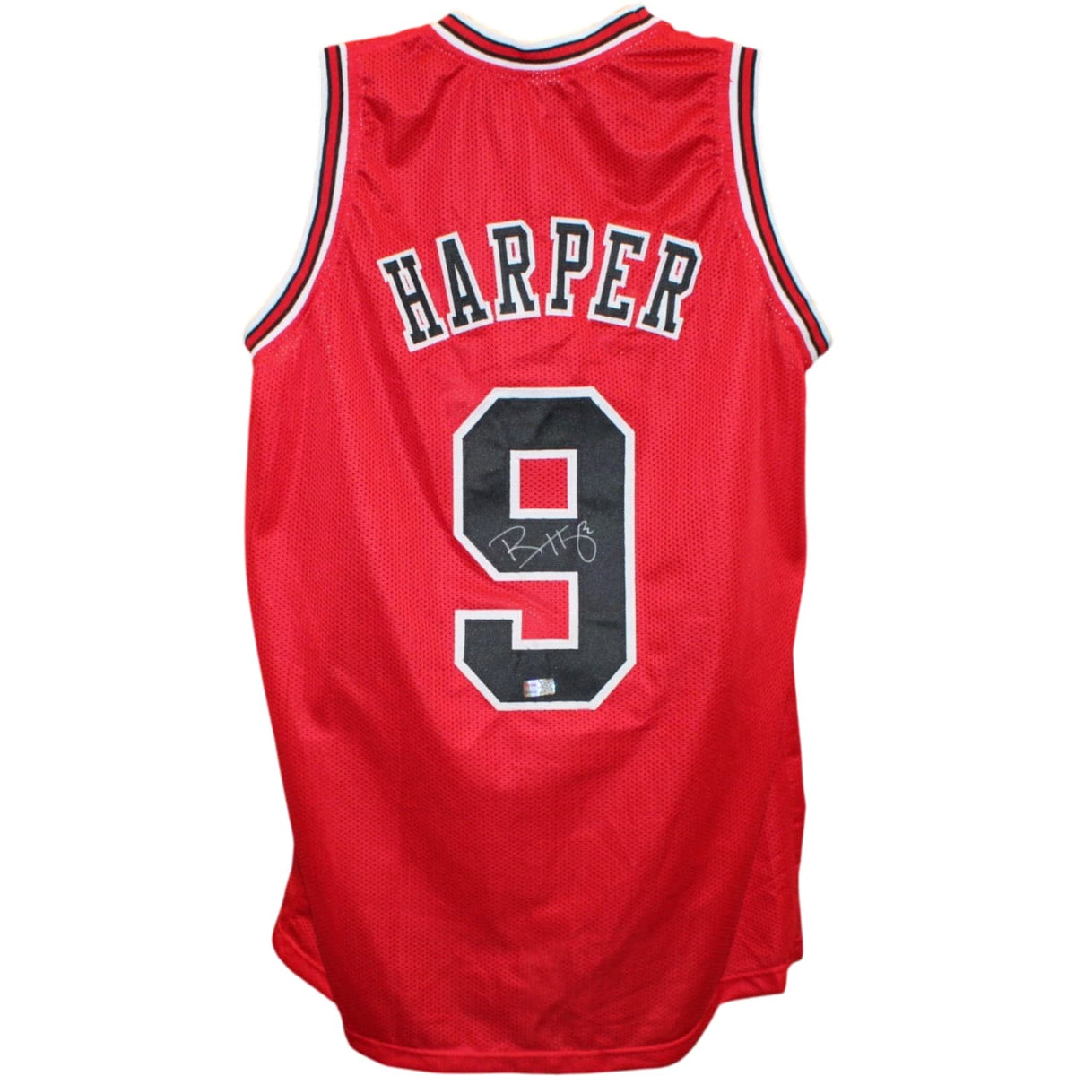 Ron Harper Chicago Bulls Signed Jersey - Pro Style Red Size XL Tristar Productions-Powers Sports Memorabilia