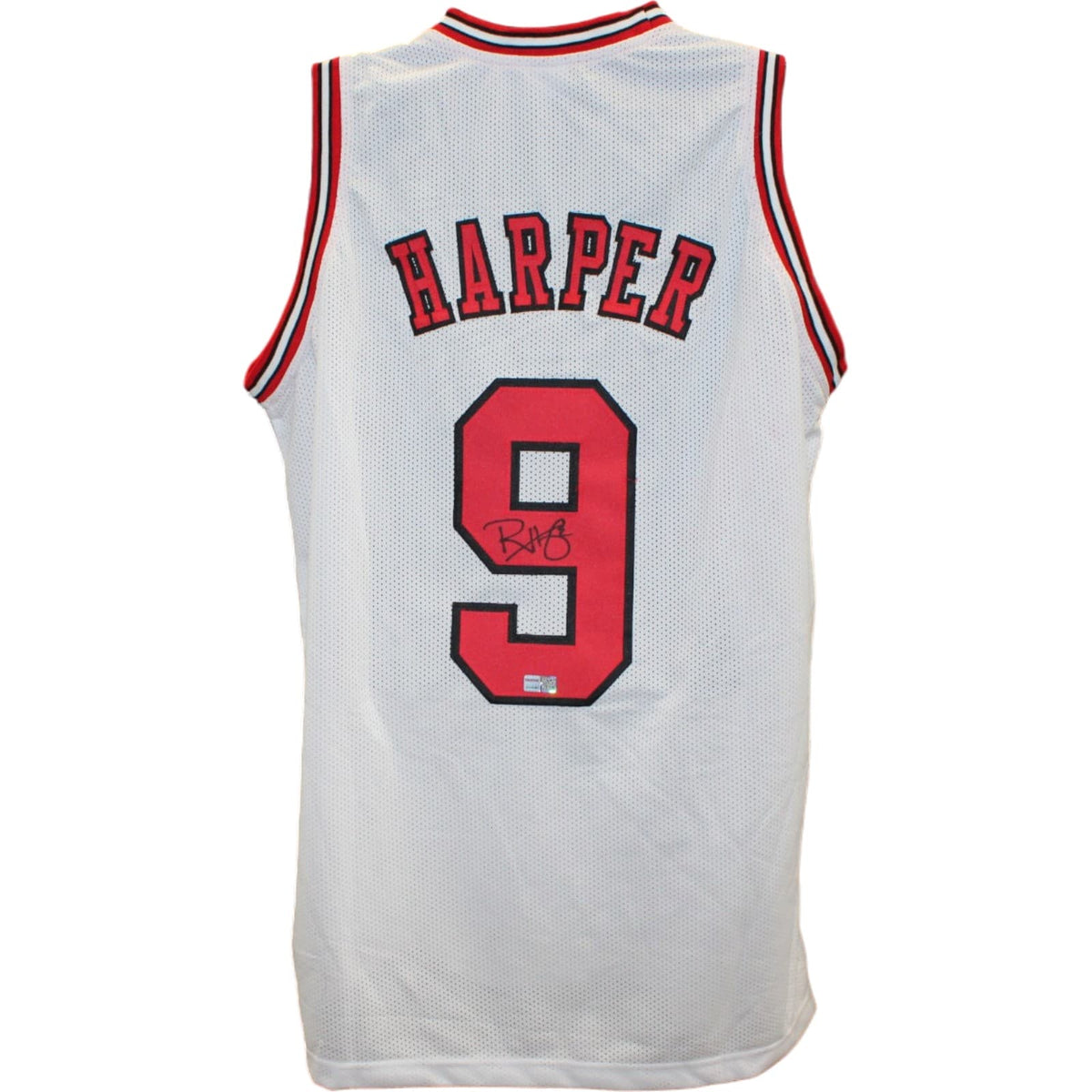 Ron Harper Chicago Bulls Signed Jersey - Pro Style White Size XL Tristar Productions-Powers Sports Memorabilia