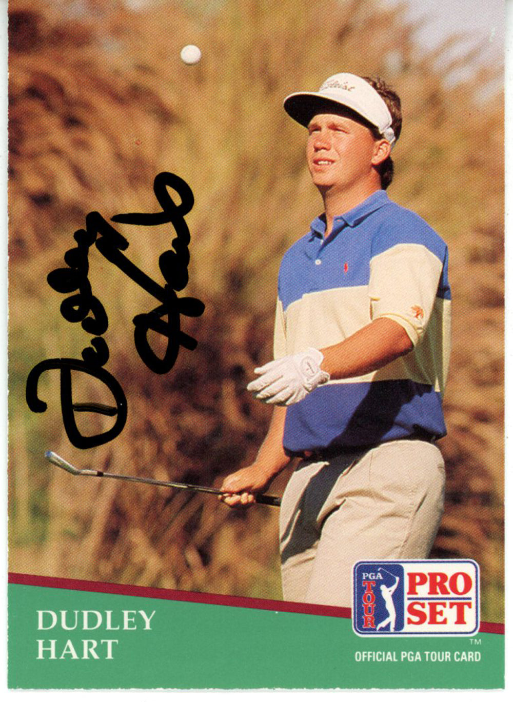 Dudley Hart Pga Signed Card - 1991 Pro Set #68 Beckett Beckett-Powers Sports Memorabilia