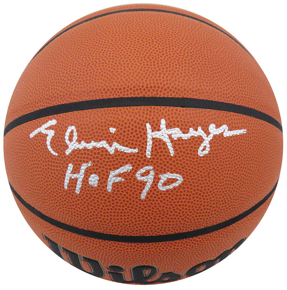 Elvin Hayes Autographed Wilson NBA Indoor/Outdoor Basketball with HOF'90-Powers Sports Memorabilia