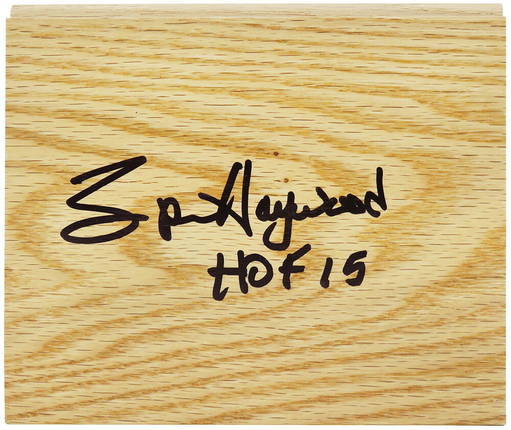 Spencer Haywood Autographed 5?6 Floor Piece w/ HOF 15-Powers Sports Memorabilia
