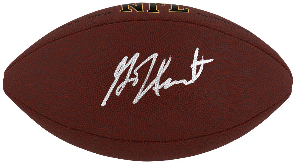 Garrison Hearst Autographed Wilson Super Grip Full Size NFL Football-Powers Sports Memorabilia