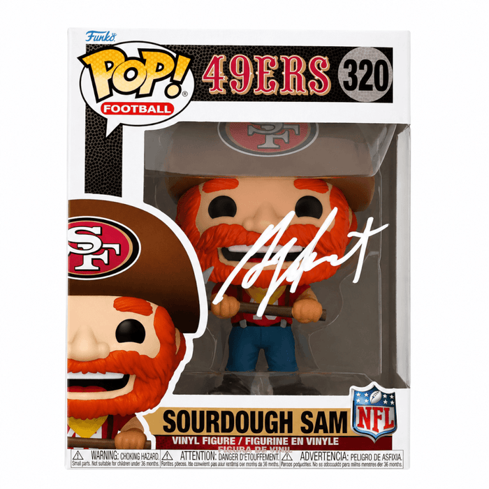 Garrison Hearst Autographed San Francisco 49ers Sourdough Sam Mascot Funko Pop Doll #320-Powers Sports Memorabilia