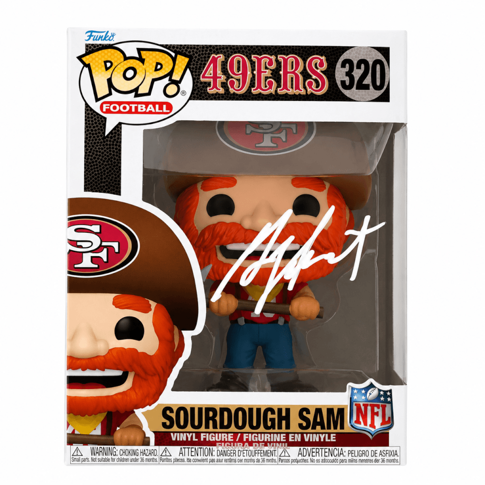 Garrison Hearst Autographed San Francisco 49ers Sourdough Sam Mascot Funko Pop Doll #320-Powers Sports Memorabilia
