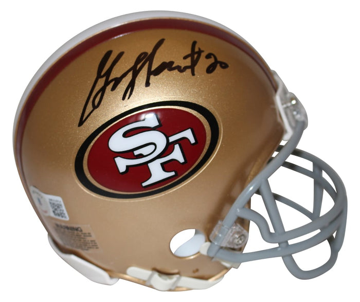 Garrison Hearst Signed San Francisco 49ers VSR4 Mini Helmet – Beckett Authenticated-Powers Sports Memorabilia
