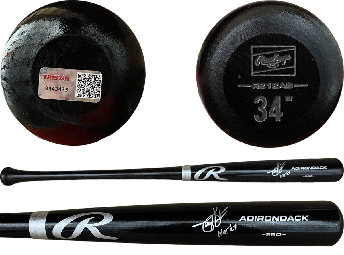 Todd Helton Signed Colorado Rockies Black Baseball Bat – Tristar Authenticated-Powers Sports Memorabilia