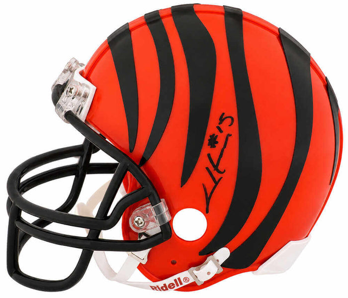 Chris Henry Cincinnati Bengals Autographed Riddell Mini Helmet-Powers Sports Memorabilia