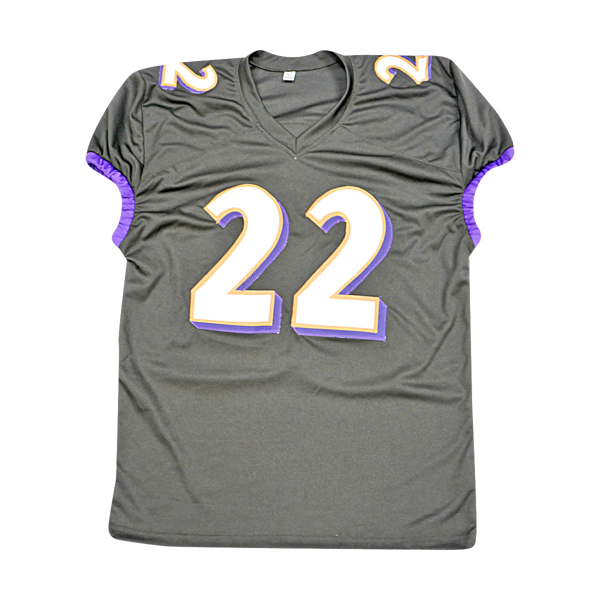 Derrick Henry Baltimore Ravens Signed Black Custom Jersey PSA Holo Only-Powers Sports Memorabilia