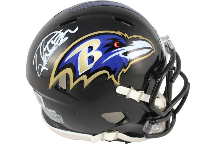 Derrick Henry Signed Baltimore Ravens Mini Helmet – Beckett Authenticated-Powers Sports Memorabilia