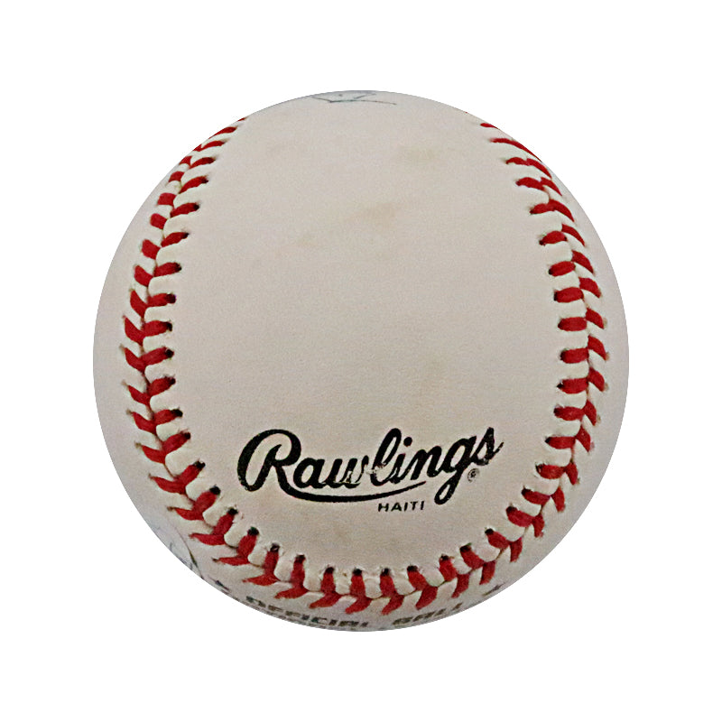 Billy Herman Chicago Cubs Brooklyn Dodgers Signed Bill White NL Baseball (JSA COA)-Powers Sports Memorabilia