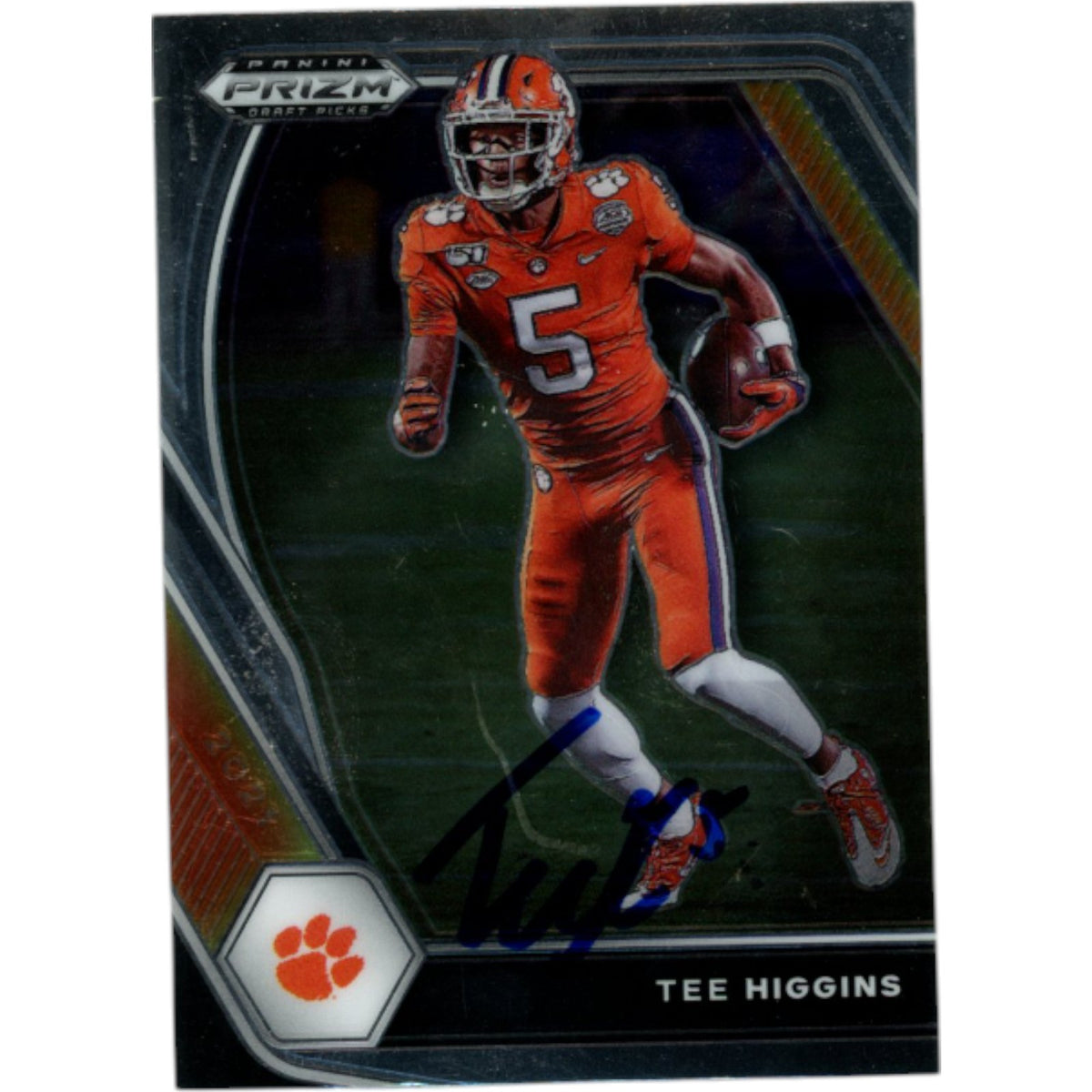Tee Higgins Clemson Tigers Signed Card - 2021 Panini Prizm #60 Beckett Beckett-Powers Sports Memorabilia