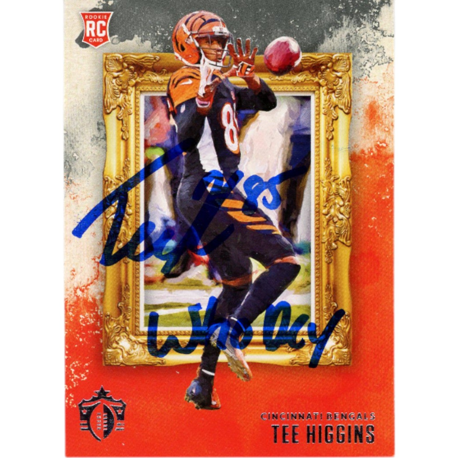 Tee Higgins Cincinnati Bengals Signed Card - Gridiron Kings GK-19 Who Dey Beckett Beckett-Powers Sports Memorabilia
