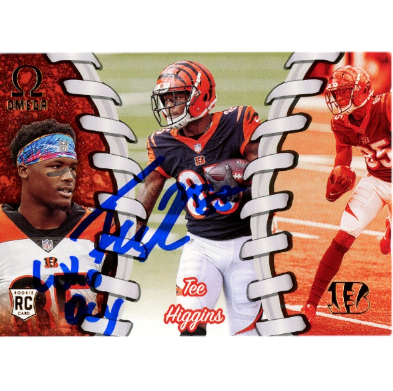 Tee Higgins Cincinnati Bengals Signed Card - Panini Omega O-20 Who Dey Beckett Beckett-Powers Sports Memorabilia