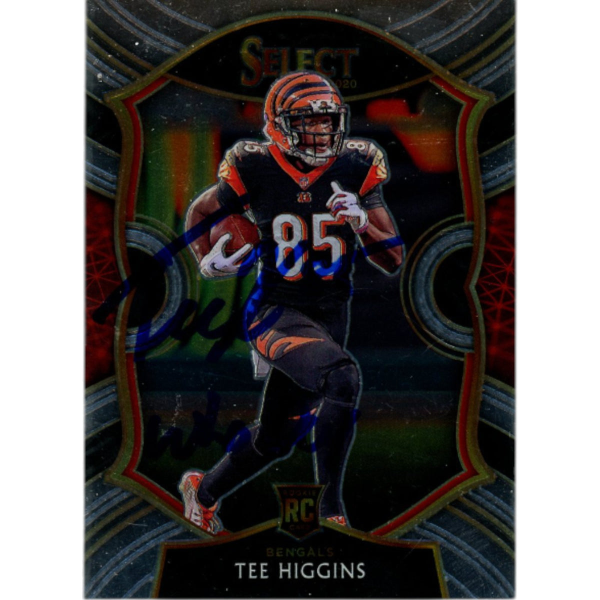 Tee Higgins Cincinnati Bengals Signed Card - Panini Select 60 Who Dey Beckett Beckett-Powers Sports Memorabilia