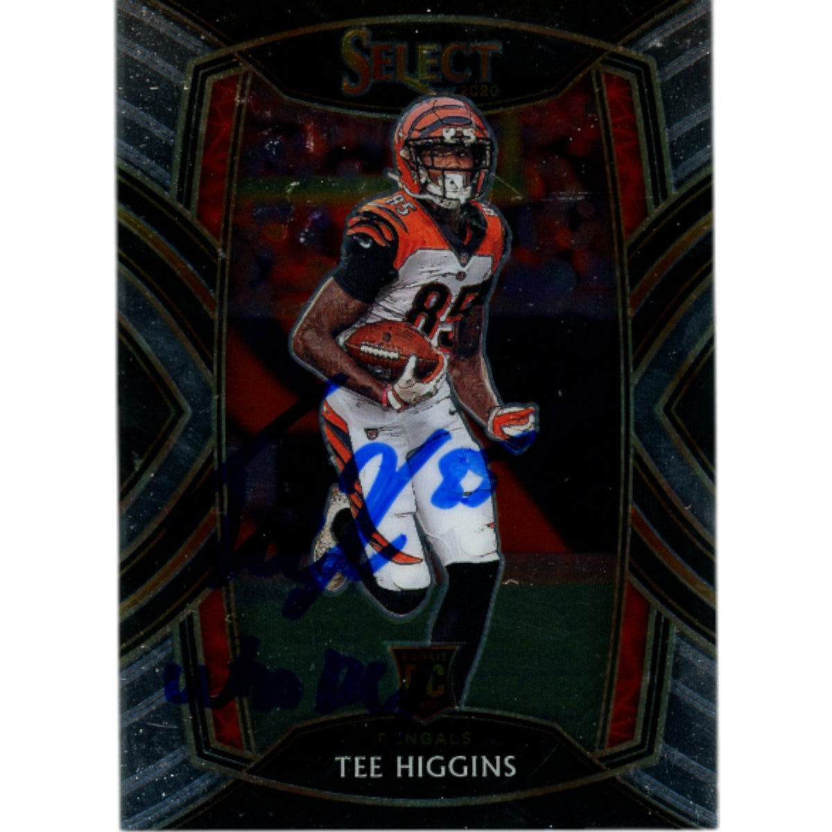 Tee Higgins Cincinnati Bengals Signed Card - Panini Select 260 Who Dey Beckett Beckett-Powers Sports Memorabilia