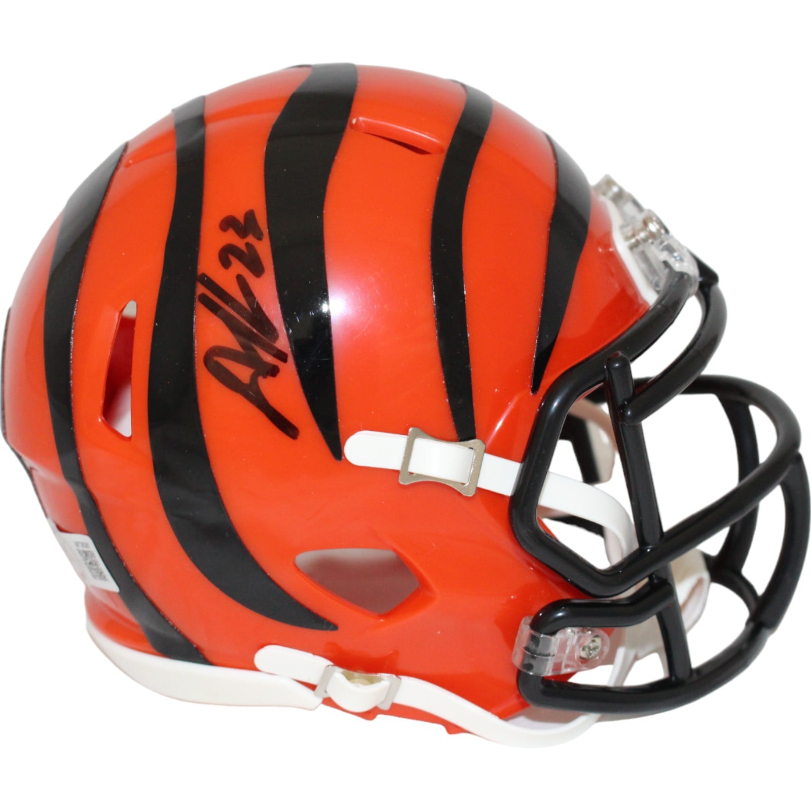Dax Hill Signed Cincinnati Bengals Mini Helmet – Beckett Authenticated-Powers Sports Memorabilia