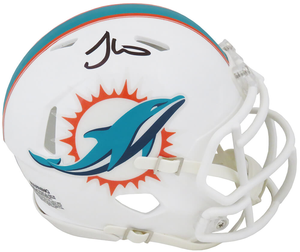 Tyreek Hill Miami Dolphins Autographed Riddell Speed Mini Helmet-Powers Sports Memorabilia