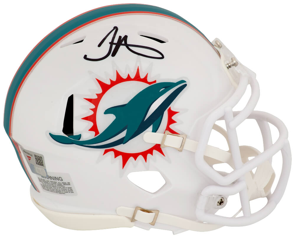 Tyreek Hill Autographed Miami Dolphins Riddell Speed Mini Helmet - (Fanatics)-Powers Sports Memorabilia