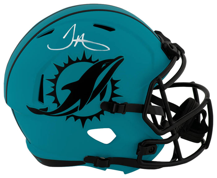 Tyreek Hill Autographed Miami Dolphins RAVE Riddell Full Size Speed Replica Helmet-Powers Sports Memorabilia