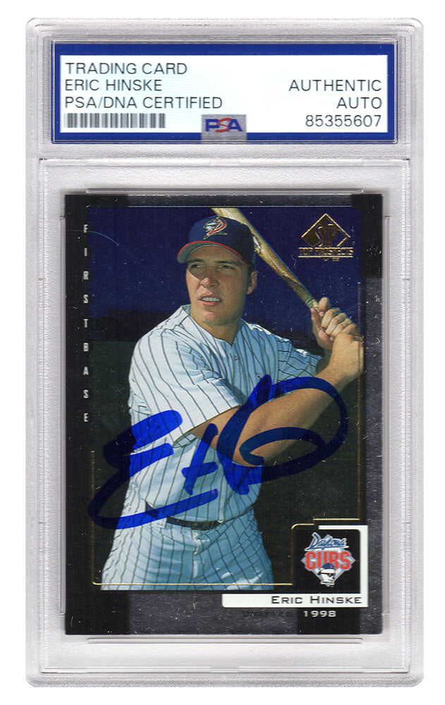 Eric Hinske Autographed 2000 Upper Deck SP Rookie Baseball Card #45 PSA-Powers Sports Memorabilia