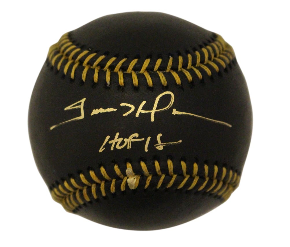 Trevor Hoffman Signed San Diego Padres Black Official MLB Baseball HOF – Beckett Authenticated-Powers Sports Memorabilia
