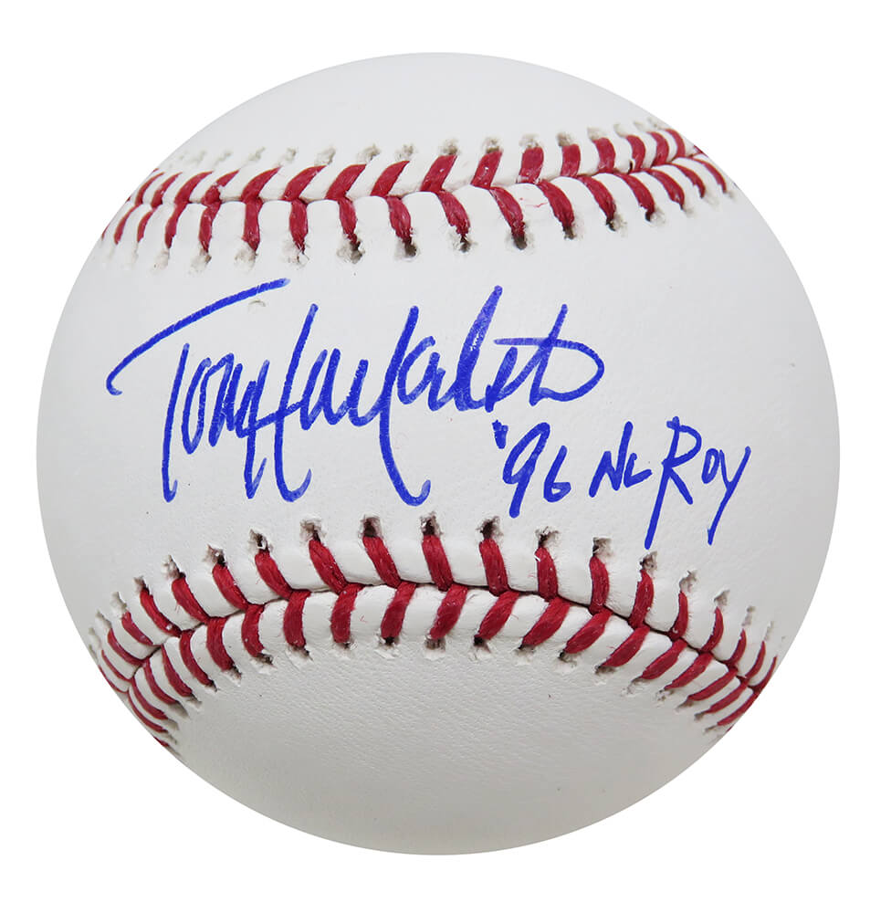 Todd Hollandsworth Autographed Rawlings Official MLB Baseball with 96 NL ROY-Powers Sports Memorabilia