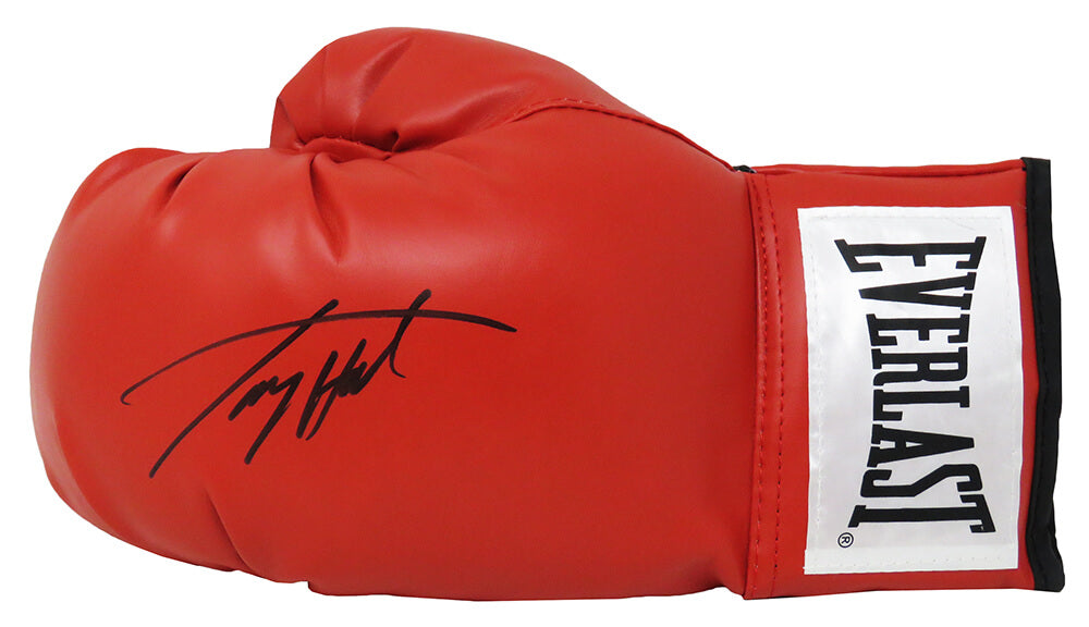 Larry Holmes Autographed Everlast Red Boxing Glove