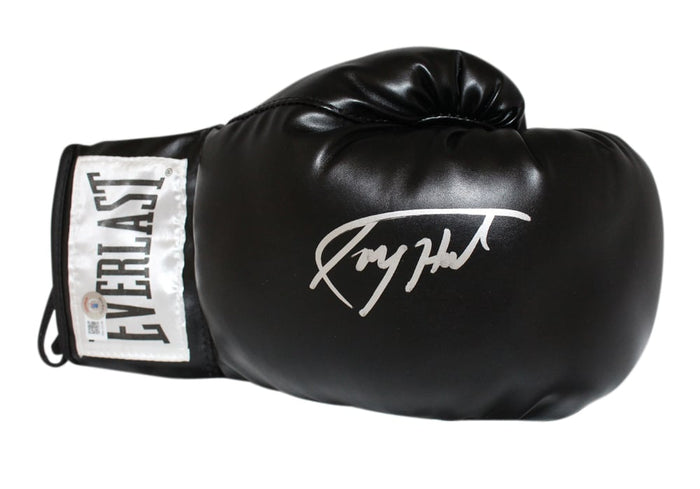 Larry Holmes Signed Black Right Boxing Glove – Beckett Authenticated-Powers Sports Memorabilia
