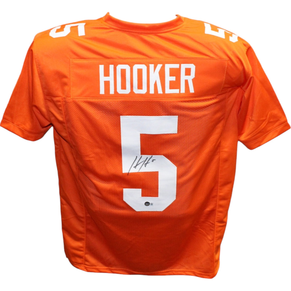 Hendon Hooker College Style Orange Signed Jersey – Beckett Authenticated-Powers Sports Memorabilia