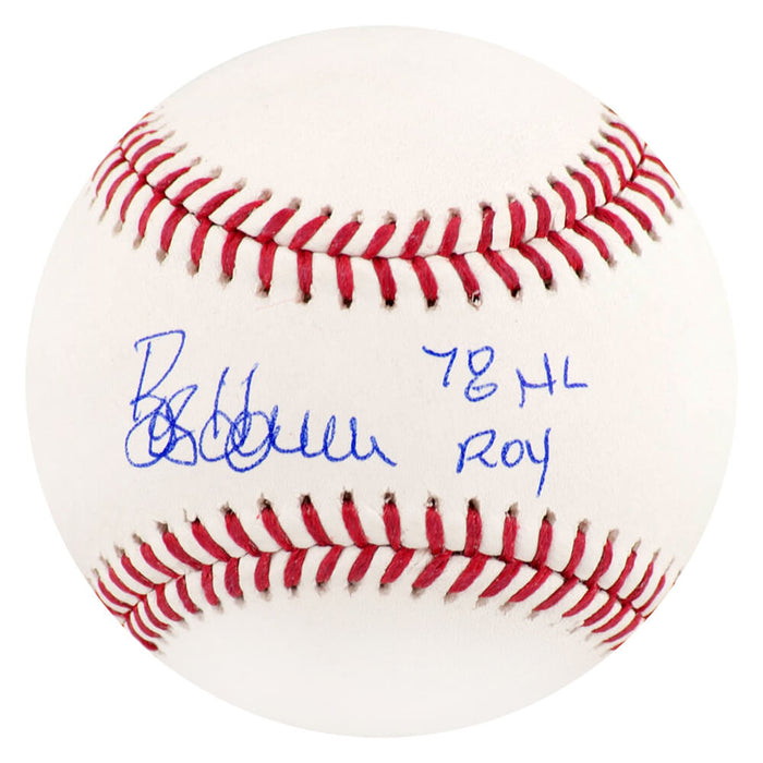 Bob Horner Autographed Rawlings MLB Baseball with 78 NL ROY-Powers Sports Memorabilia