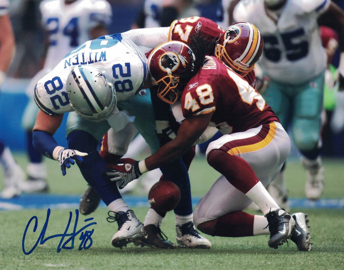 Chris Horton Signed Washington Redskins 8x10 Photo-Powers Sports Memorabilia