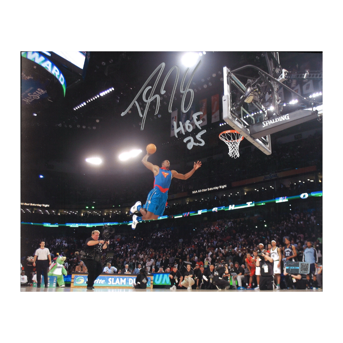 Dwight Howard Orlando Magic Signed Inscribed Dunk Contest 8x10 Photo-Powers Sports Memorabilia