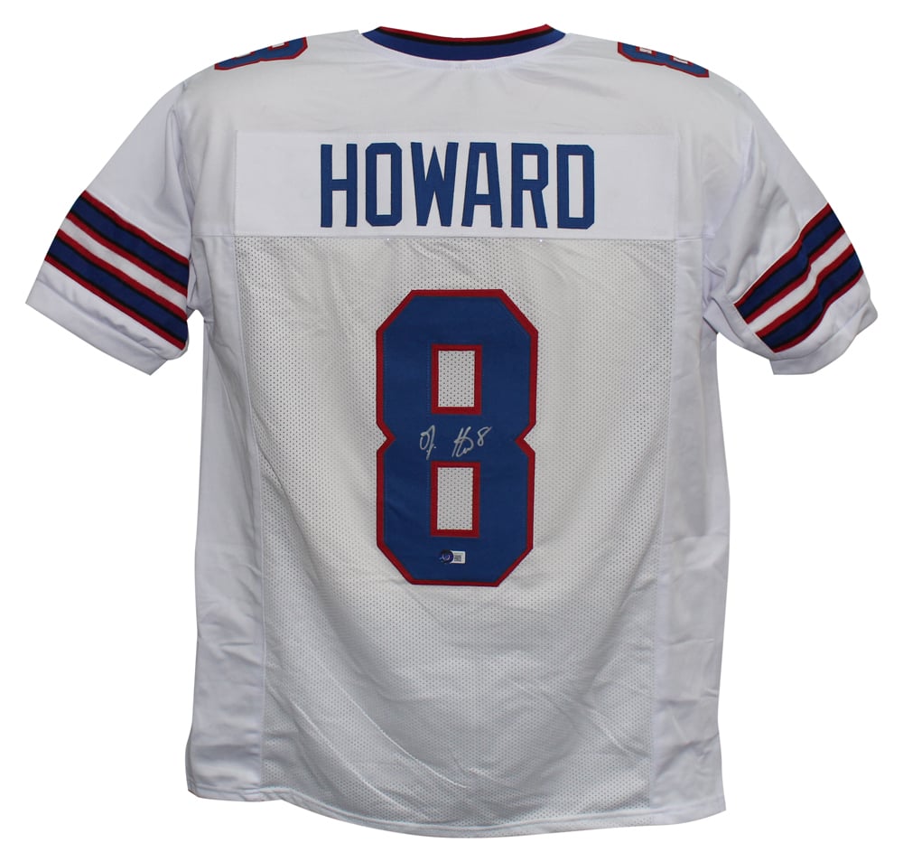 OJ Howard Signed Pro Style White XL Jersey – Beckett Authenticated-Powers Sports Memorabilia