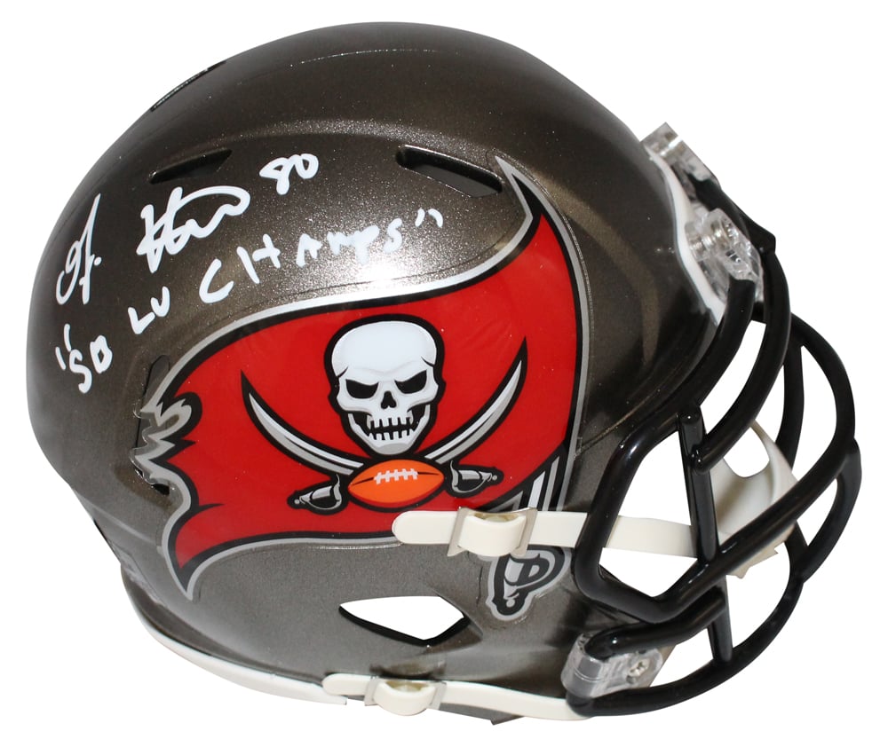 Oj Howard Signed Tampa Bay Buccaneers SB Champs Mini Helmet – Beckett Authenticated-Powers Sports Memorabilia
