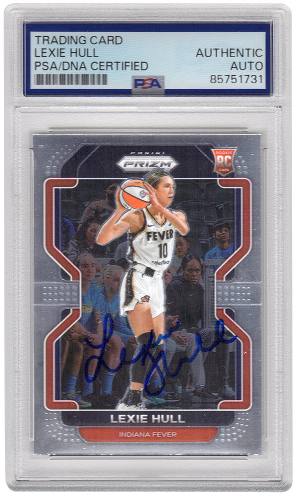 Lexie Hull Indiana Fever Autographed 2022 Panini Prizm WNBA Rookie-Powers Sports Memorabilia