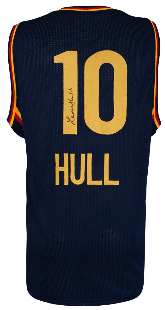 Lexie Hull Autographed Navy Blue Custom Basketball Jersey-Powers Sports Memorabilia