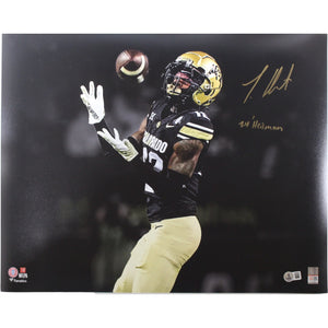 Travis Hunter Signed Colorado Buffaloes 16x20 Photo Heisman – Beckett Authenticated