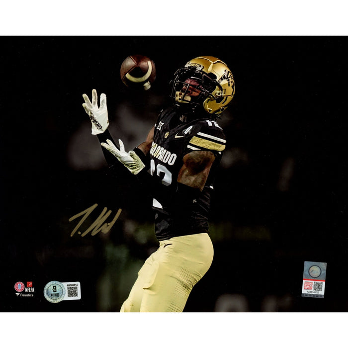 Travis Hunter Signed Colorado Buffaloes 8x10 Photo – Beckett Witness Authenticated