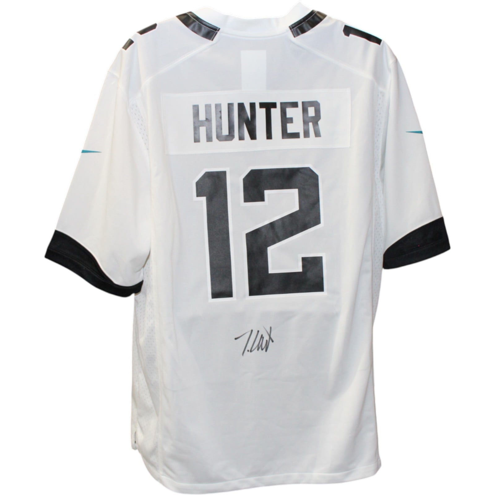 Travis Hunter Signed Jacksonville Jaguars Nike XL Jersey – White – Beckett Witness Authenticated-Powers Sports Memorabilia