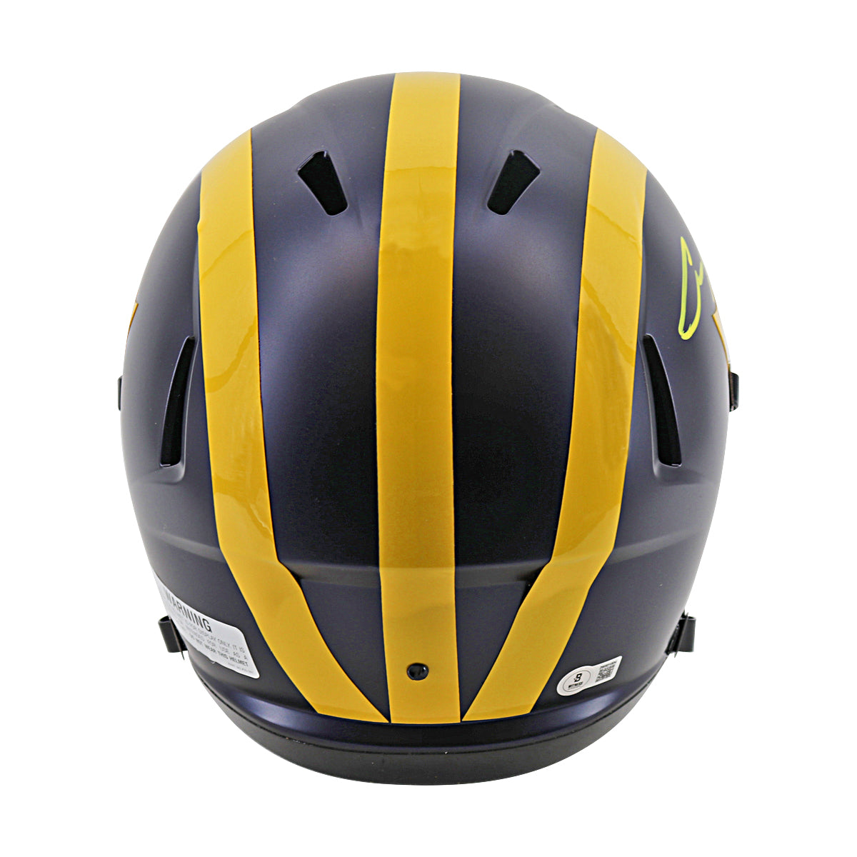 Aidan Hutchinson Michigan Signed Riddell Full Size Replica Speed Helmet (Beckett Auth)-Powers Sports Memorabilia