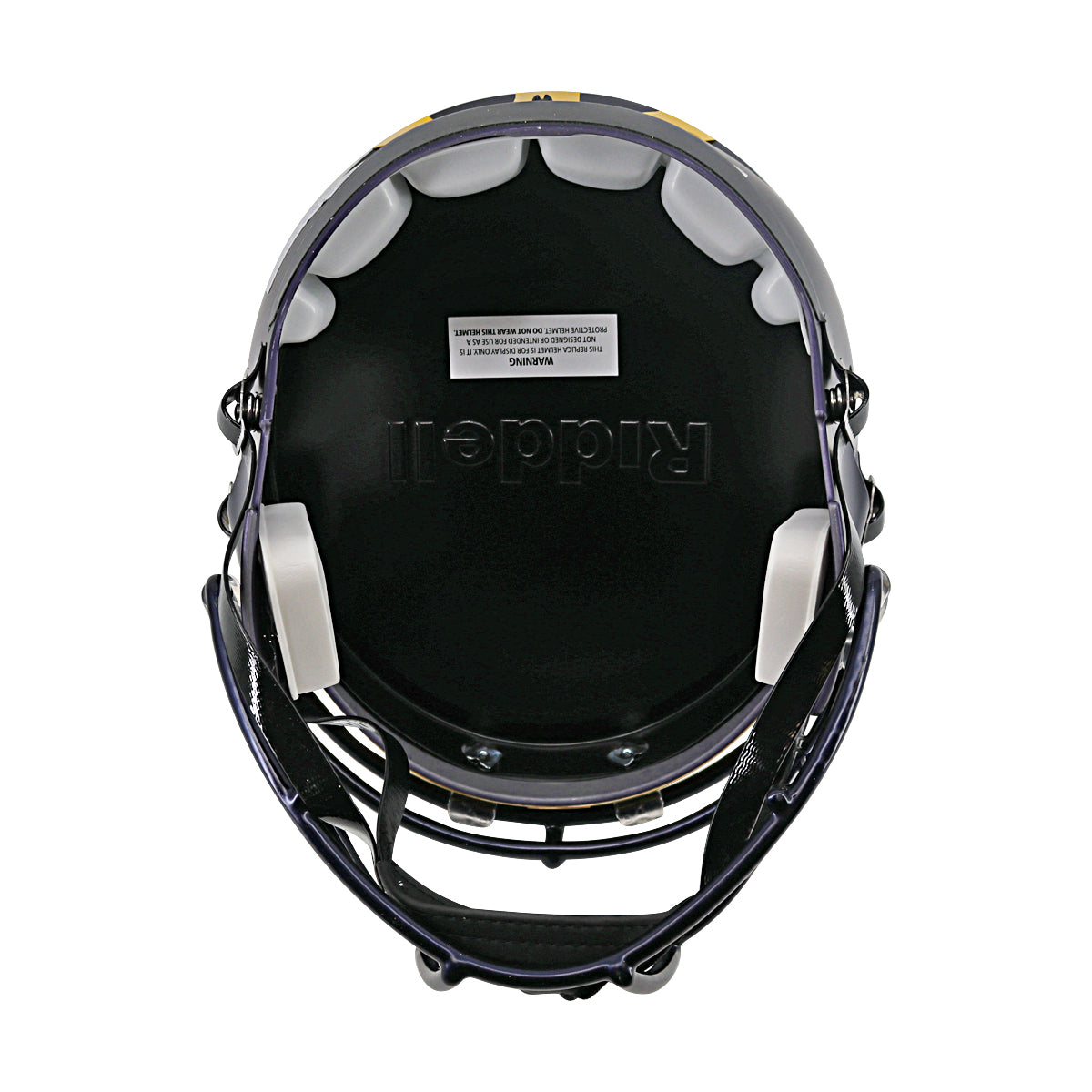 Aidan Hutchinson Michigan Signed Riddell Full Size Replica Speed Helmet (Beckett Auth)-Powers Sports Memorabilia