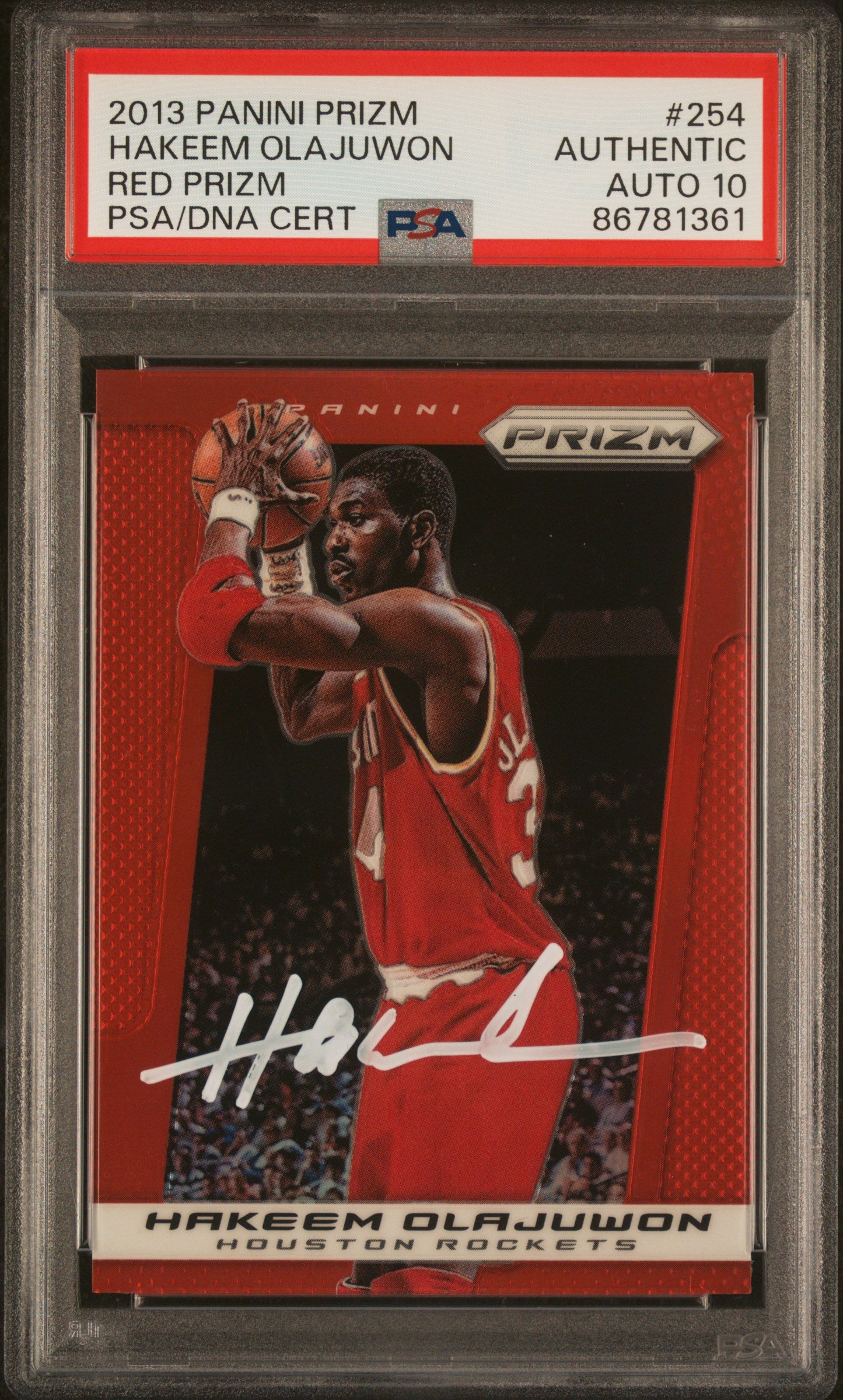 Hakeem OlajuwonAutographed Sports Memorabilia Basketball Collectibles