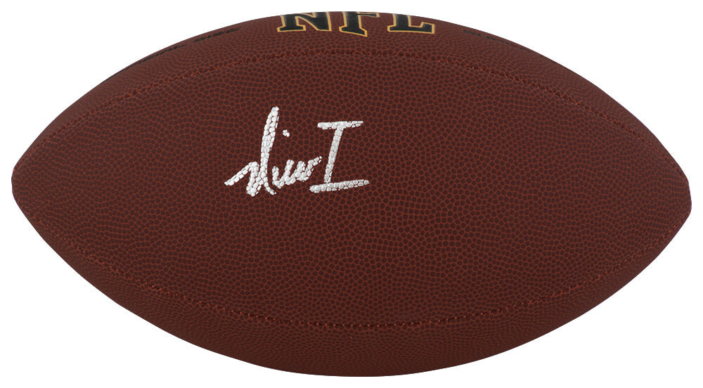 Nico Iamaleava Autographed Wilson Super Grip Full Size NFL Football-Powers Sports Memorabilia