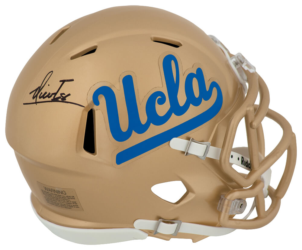 Nico Iamaleava Autographed UCLA Riddell Speed Mini Helmet