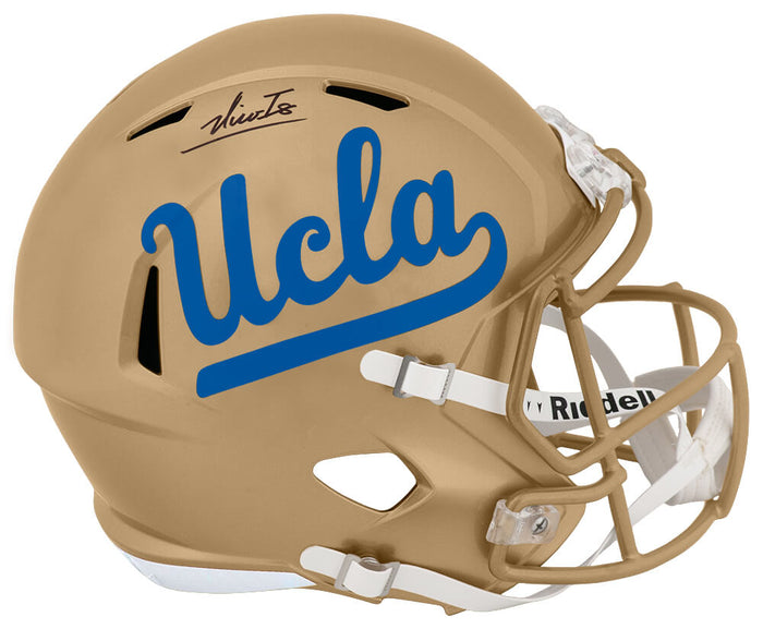 Nico Iamaleava Autographed UCLA Bruins Riddell Full Size Speed Replica Helmet-Powers Sports Memorabilia