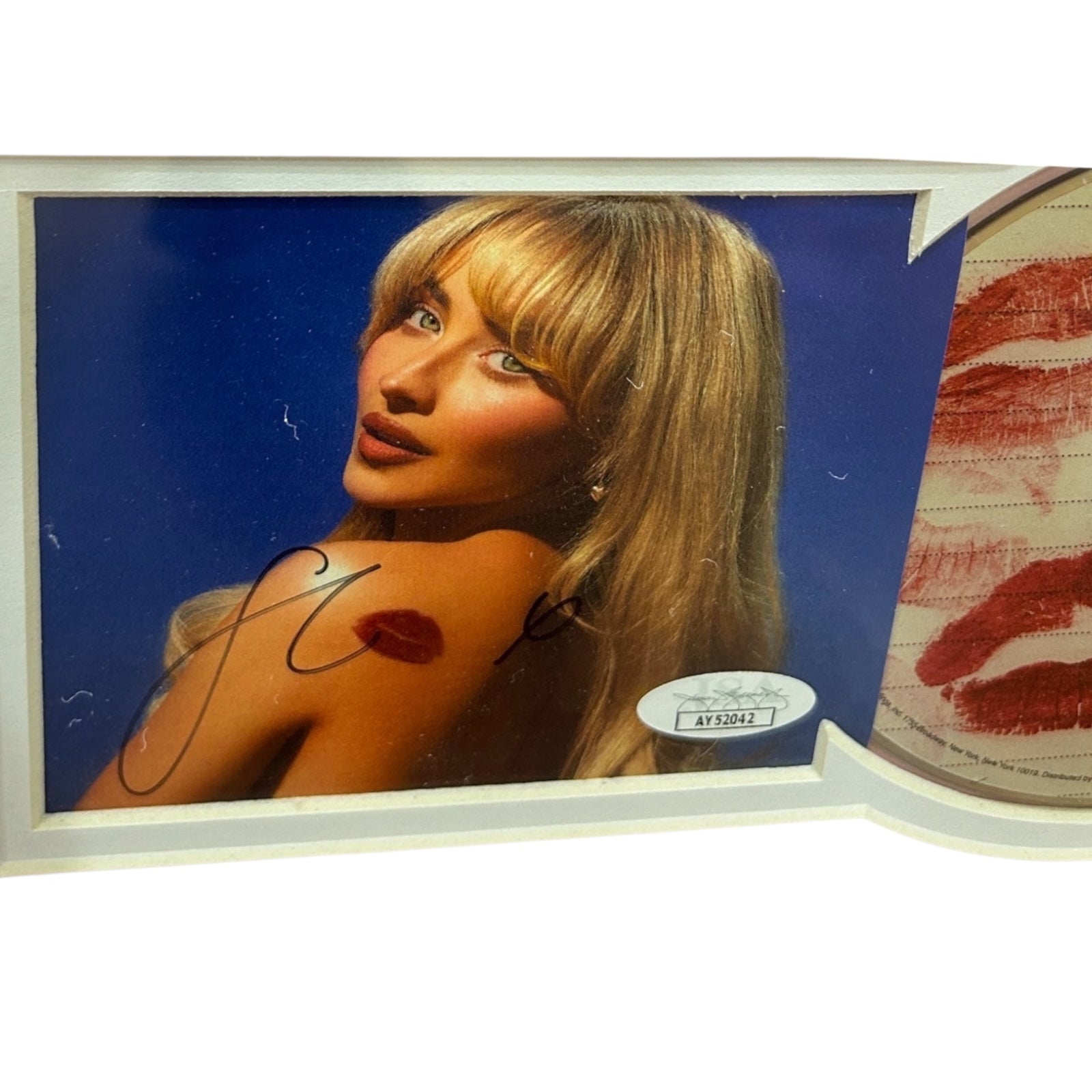 Autographed Sabrina Carpenter Short N Sweet Deluxe Framed CD and Cover - JSA-Powers Sports Memorabilia